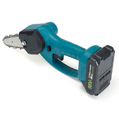 550W 98VF 4inch Rechargeable Electric Chain Saw Woodworking Cutting Saw