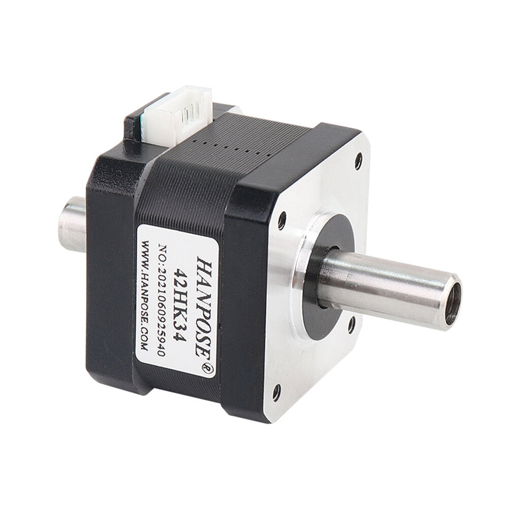 Double Shaft 42 Motor 4-lead 42HK34 42HK40 42HK48 42HK60 Hollow Biaxial Motor for CNC Router Engraving Milling Machine