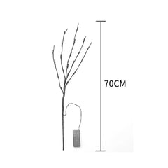 Battery Powered Simulation Branch Night Light Bedside Table Lamp Bedroom Desk Home Decoration Christmas Lights