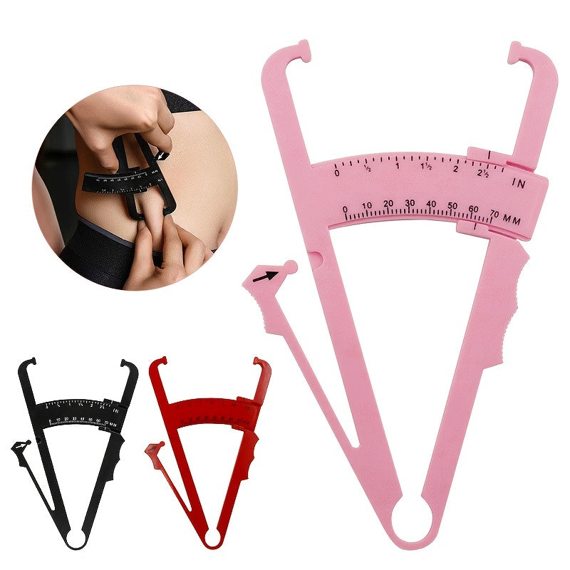Body Fat Caliper - Handheld BMI Measurement Device 0-70MM Testing Range