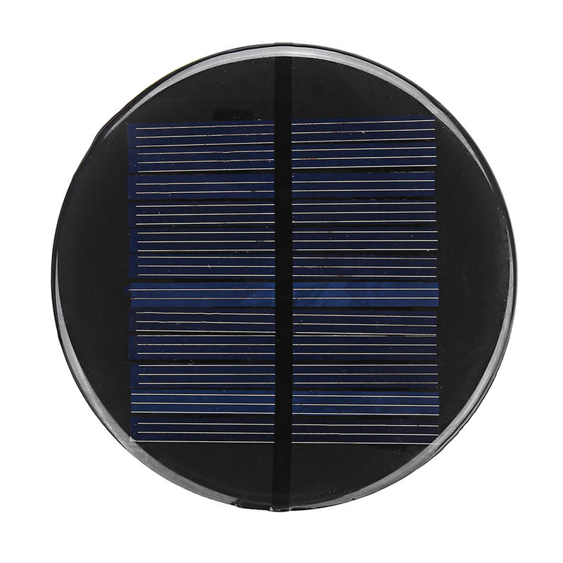 10pcs 80MM 6V 2W Round Style Polycrystalline Solar Panel Epoxy Board