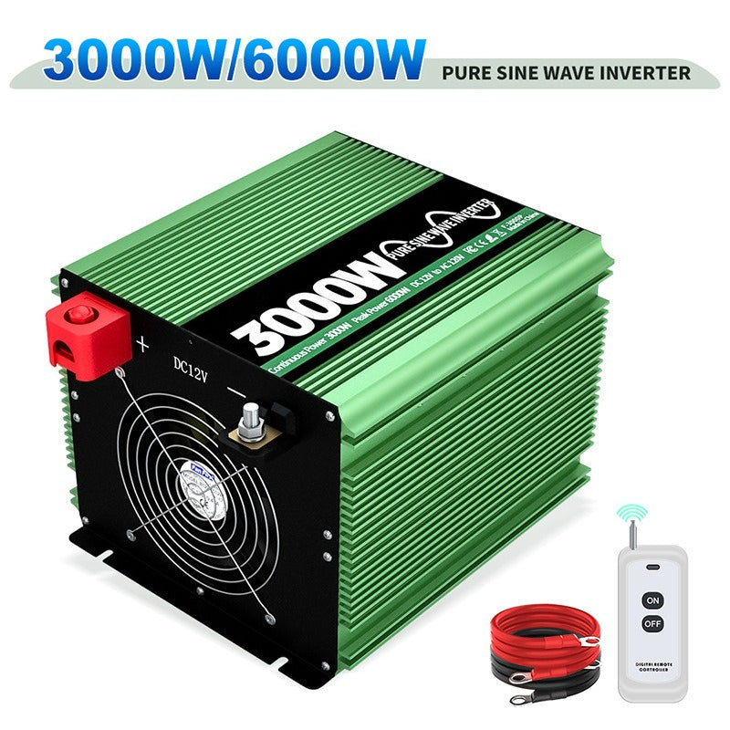 GreenZech Elite SR Inverter | 3000W 4000W 5000W | Universal DC 12V-24V to AC 110V-240V | Professional Pure Sine Wave Power Station