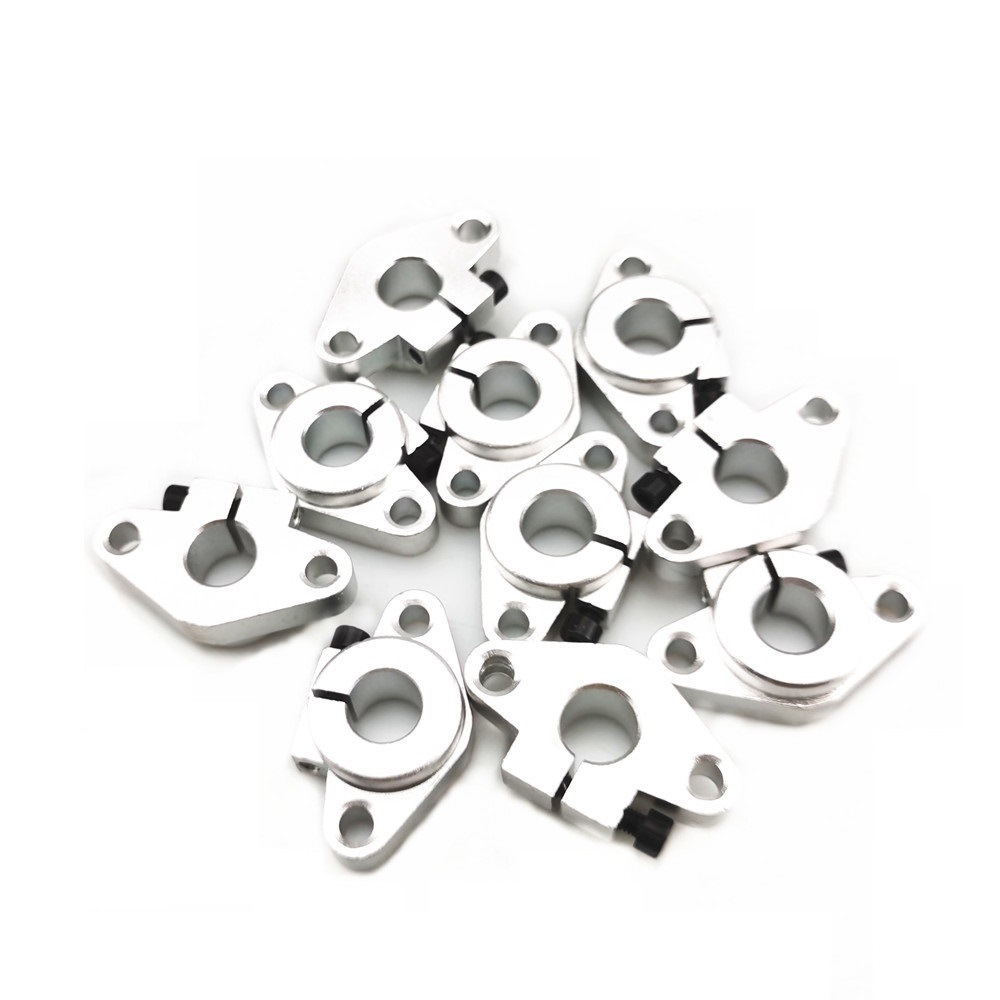 10pcs SHF12 Aluminum Alloy Horizontal Shaft Support Linear Rail Shaft Support XYZ Table CNC Part