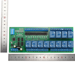 12V/24V RS485 Relay Modbus RTU Protocol DIN35 Rail Shell PLC Optional