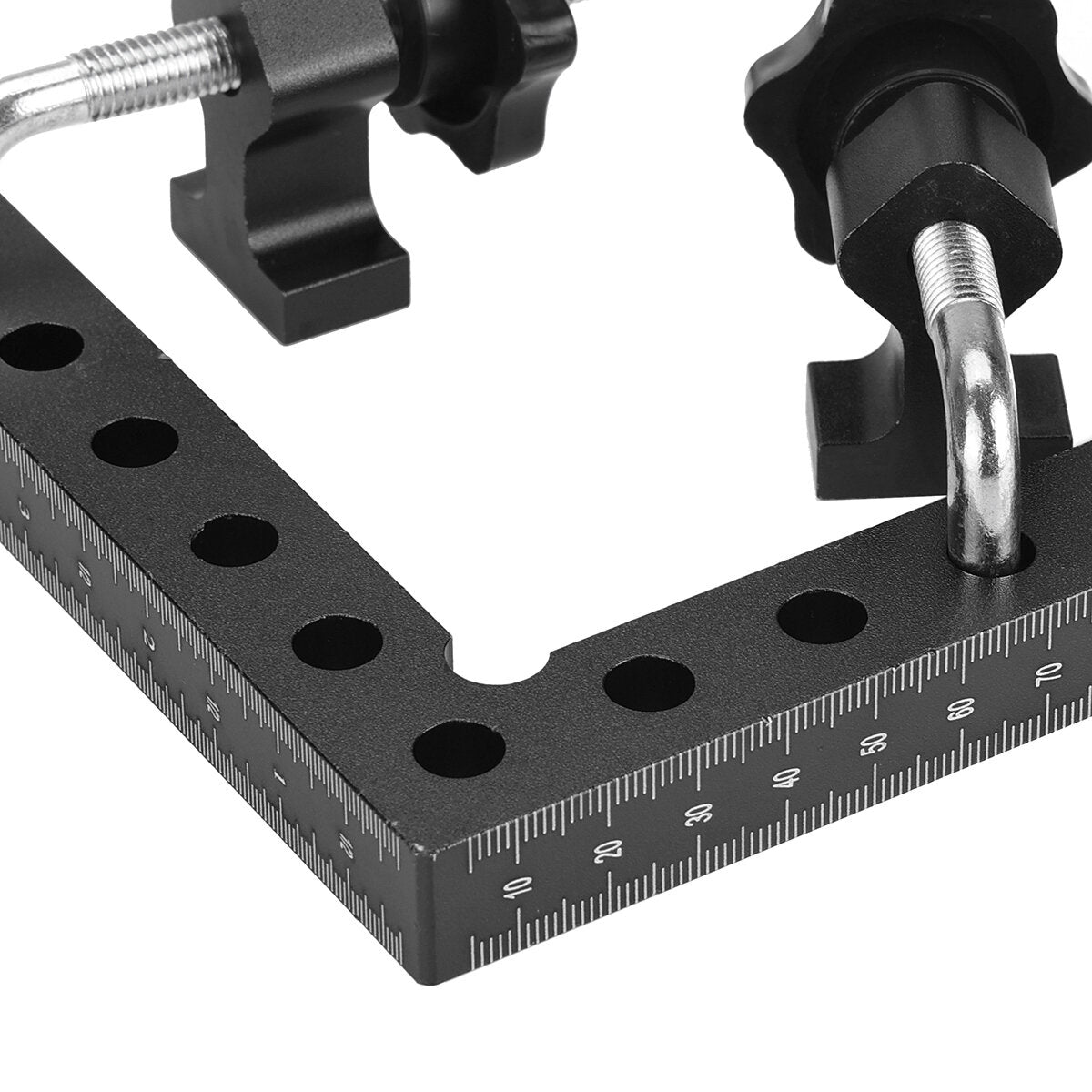 Premium Aluminum Right Angle Jig - L-Type Positioning Square for Precise Woodworking, Easy to Use, Versatile DIY Tool