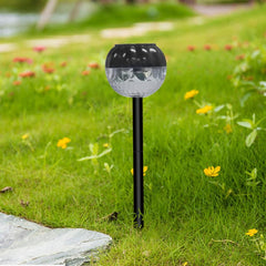 Solar 3 LED Color Changing Ball Garden  Light Waterproof Outdoor Yard Landscape Lamp