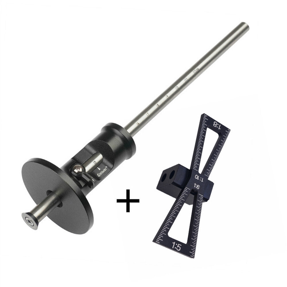 Jig Wheel Marking Gauge Tool Set for Woodworking - Precision Measuring & Marking, Durable Aluminum & Stainless Steel