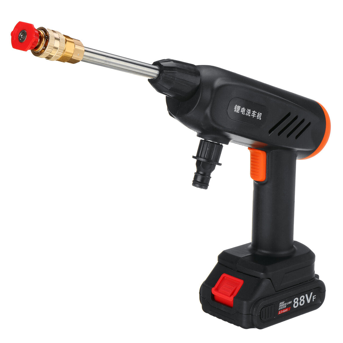 Cordless High Pressure Washer Car Washing Machine Water Cleaner Spray Guns W/ None/1/2 Battery For Makita