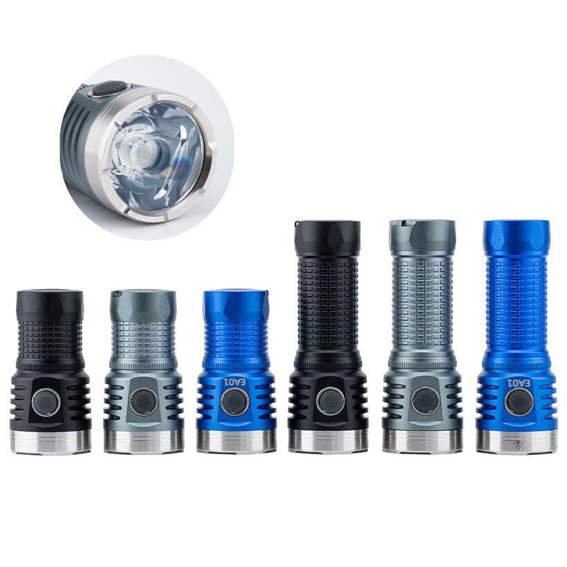 3500lm SST40 616m Anduril UI TIR Ultra-Throw EDC Flashlight Type-C USB Rechargeable 26650 26350 21700 18650 Mini LED Torch