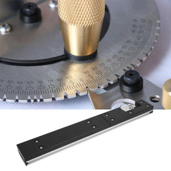 Miter Gauge for Table Saws & Band Saws - Precision Cutting Tool with 27 Angle Stops, Fits Dewalt & Makita