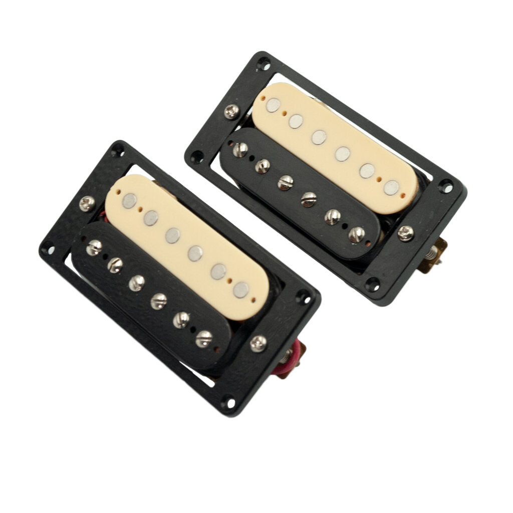 2 PCS Guitar Pickup Zebra Faced Humbucker Double Coil Electric Guitar Pickups 50/52mm Guitar Accessories