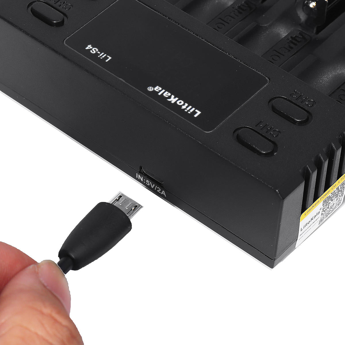 LCD Smart Battery Charger 4 Slot Charger for 18650 26650 18350 NiMH AA