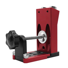 Oblique Holes Pocket Hole Jig with Clamp, Adjustable Woodworking Drill Guide & Dowel Locator, 9.5mm Bit Included