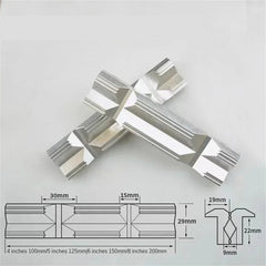 Durable Aluminum Alloy Vise Jaws with Magnetic Grip, V-Type Design, Dual Pack - 4"/5"/6"/8" Options Available