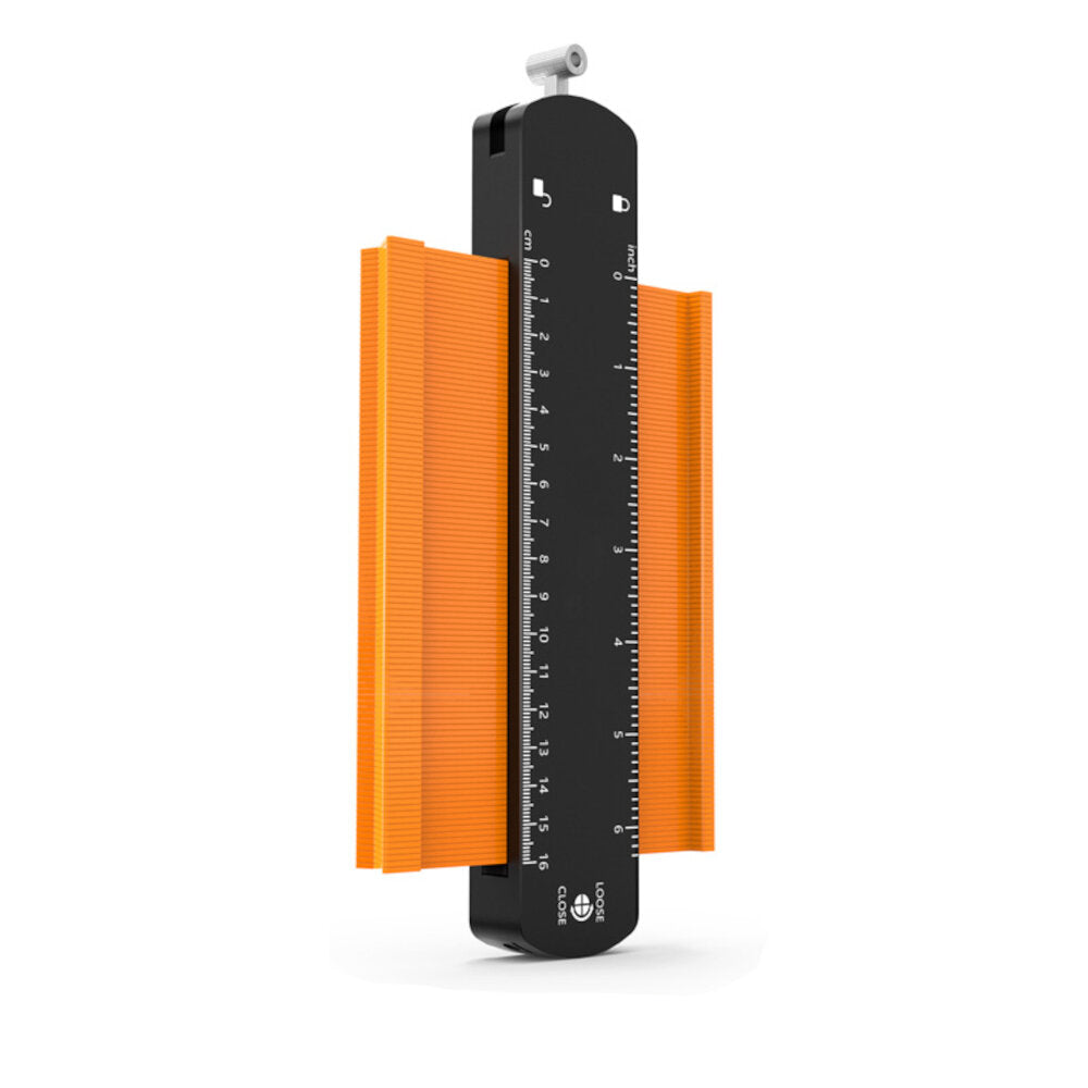 6/10 Inch Widen Contour Gauge Duplicator Profile Tool with Lock Alloy Edge Shaping Wood Measure Ruler