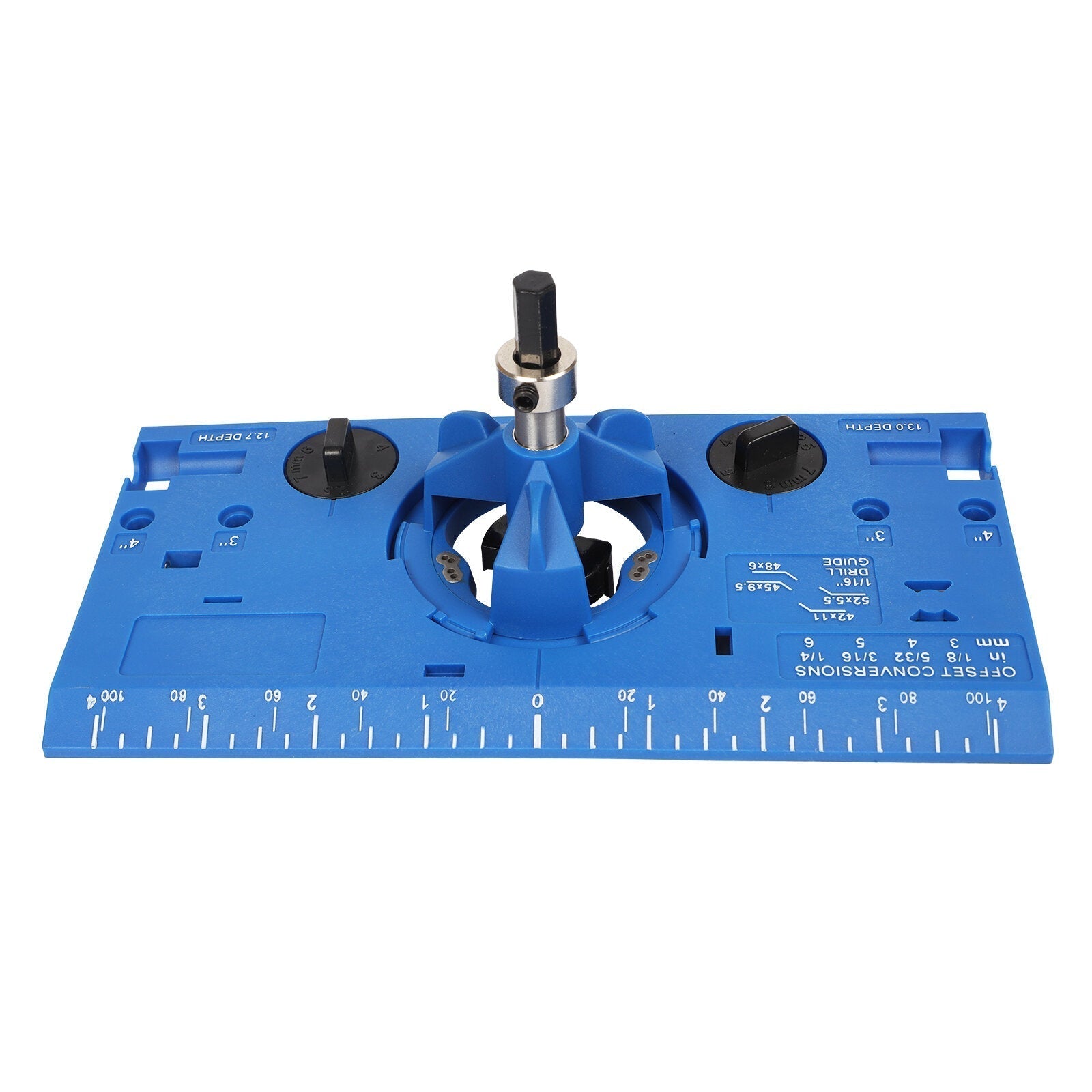 35mm Concealed Hinge Jig Drill Guide for Accurate Woodworking - Easy DIY Tool with Carbide-Tipped Bit Included