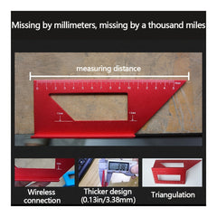 Woodworker Multi-purpose Square 45/90 Degree Layout Miter Gauge