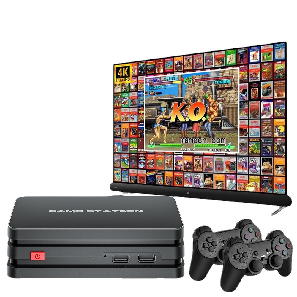 Quad-core Video TV Game Console HD 10000+ Games PS Retro Game with Game Controller for PS1 FC SFC GBA GBC MAME