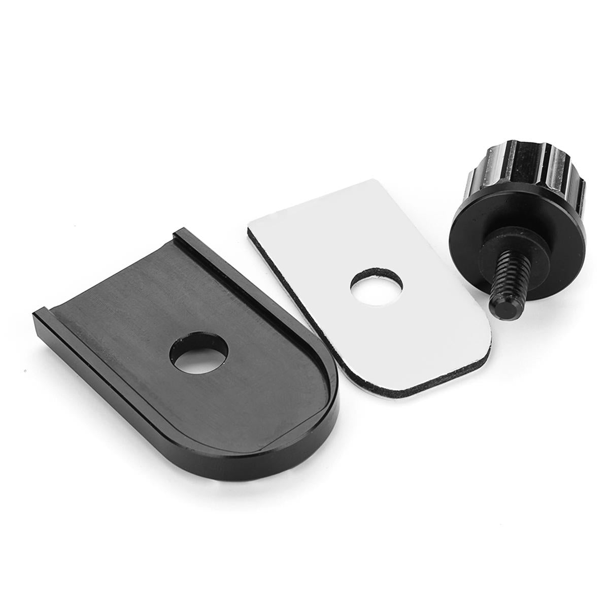 CNC Beveled Seat Bolt Tab Screw Mount Knob Cover Set