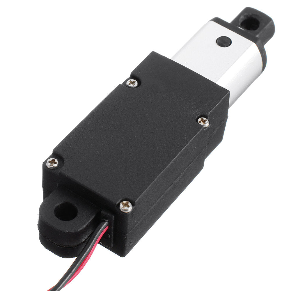 DC 6/12V 17.5mm Stroke Mini Electric Linear Actuator Motor Aluminum Alloy Linear Actuator Linear Motor Telescopic Rod Lifter