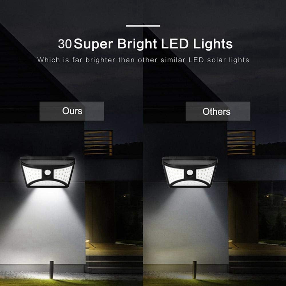Solar Power 68 LED Wall Light PIR Motion Sensor Waterproof Outdoor Garden Yard Security Lamp