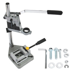 Plunge Power Drilling Stand Holder Bench Pillar Pedestal Clip + Drill Press Vise