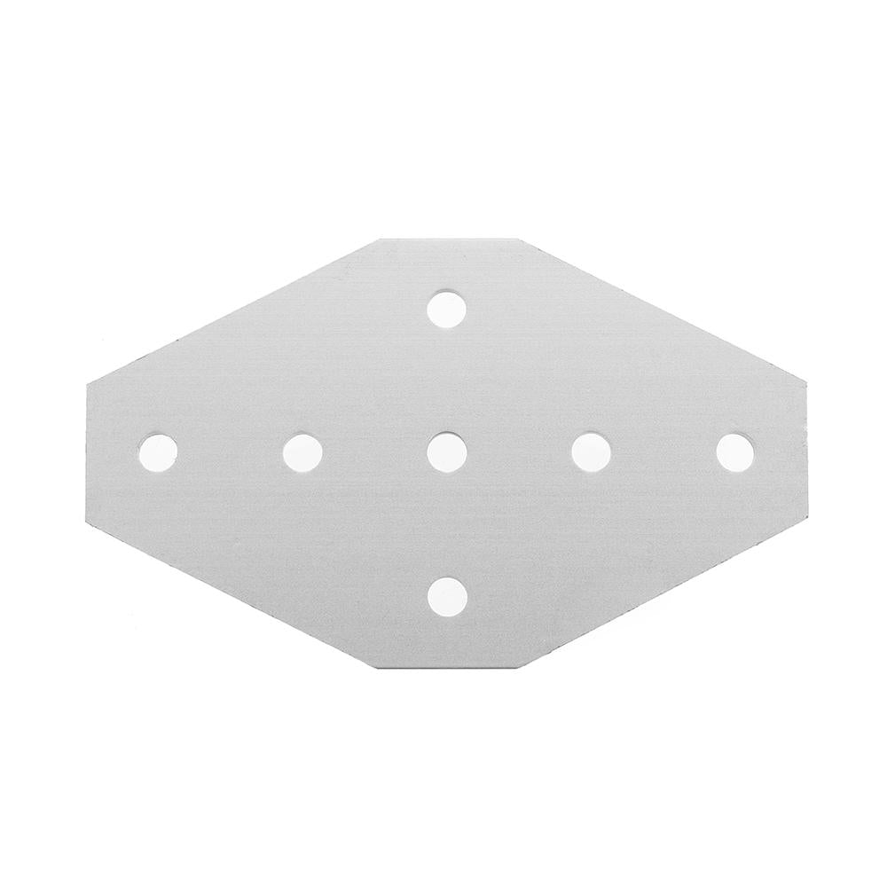 Aluminum 7 Holes Join Plate Corner Bracket for 2020 V-slot Aluminum Extrusions Profiles CNC Parts