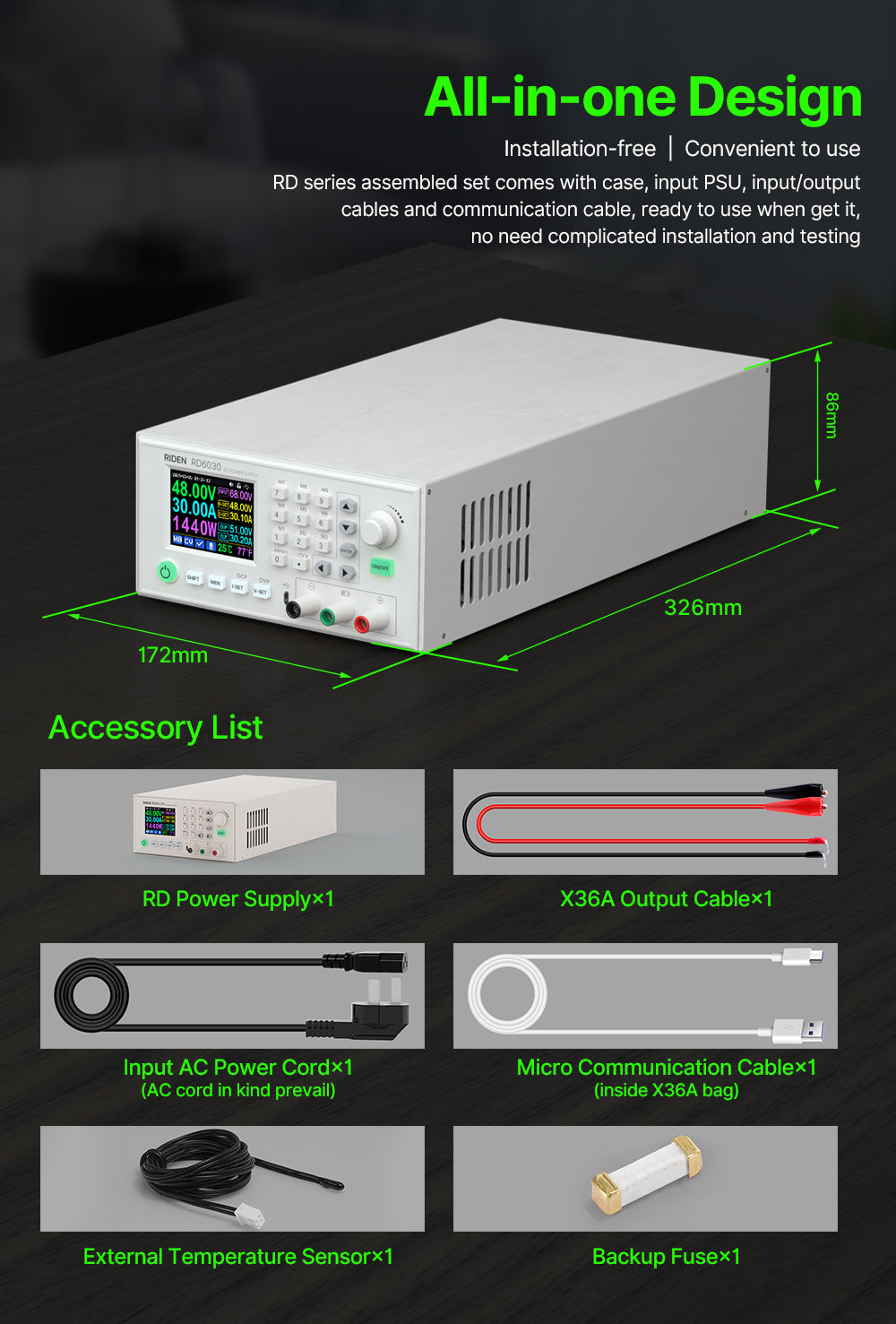 Assembled Set 60V 30A DC Voltage Step-down Stabilized Lab Power Supply Module Buck Adjustable Converter Battery Charging