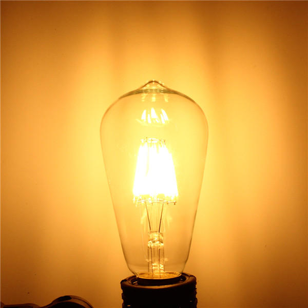 8W Warm White Non-Dimmable LED Filament Retro Edison Bulbs 220V