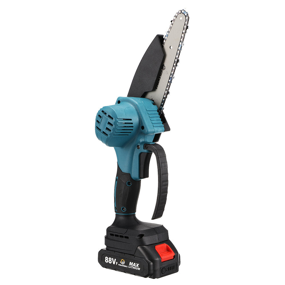 88VF 6 Inch Electric Chain Saw 1500W Cordless One-Hand Saws Woodworking Tool Wood Cutter