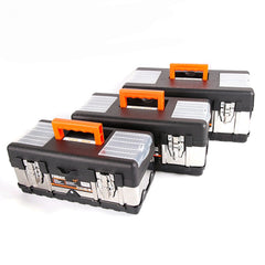 ABS And Stainless Steel Hardware Thickening Large Capacity Multifunctional Electrician Decoration Tool Storage Box