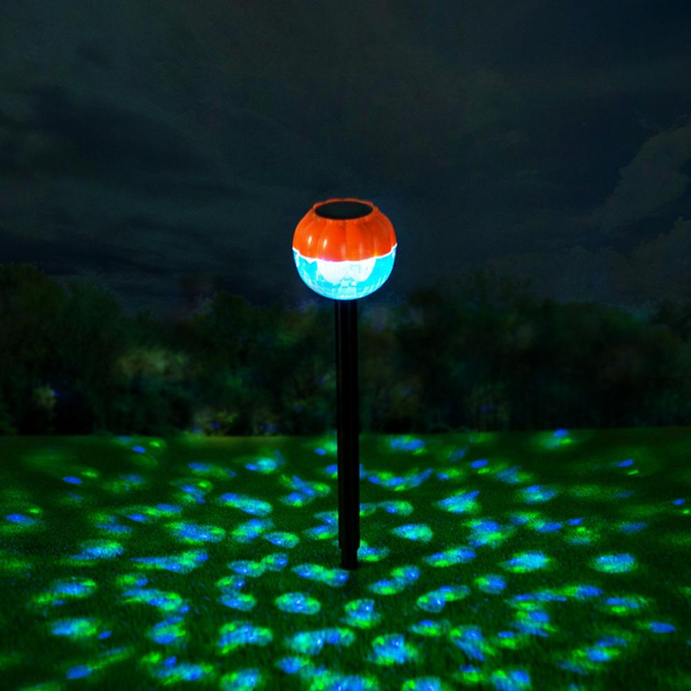 Solar 3 LED Color Changing Ball Garden  Light Waterproof Outdoor Yard Landscape Lamp
