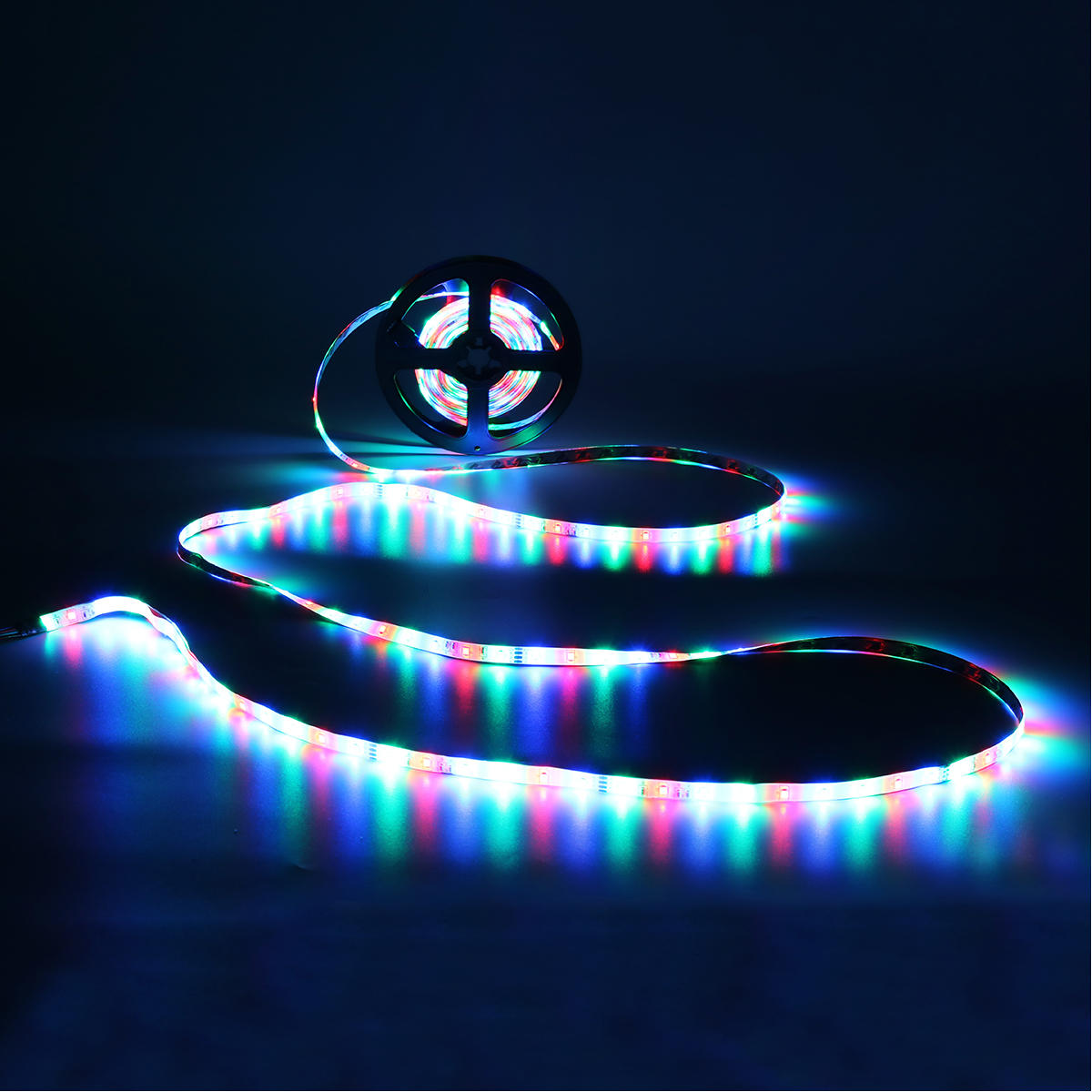 DC12V 5m 24W Watertight Alexa Smart Home WIFI Controller APP Control LED Strip Light Christmas Decorations Clearance Christmas Lights