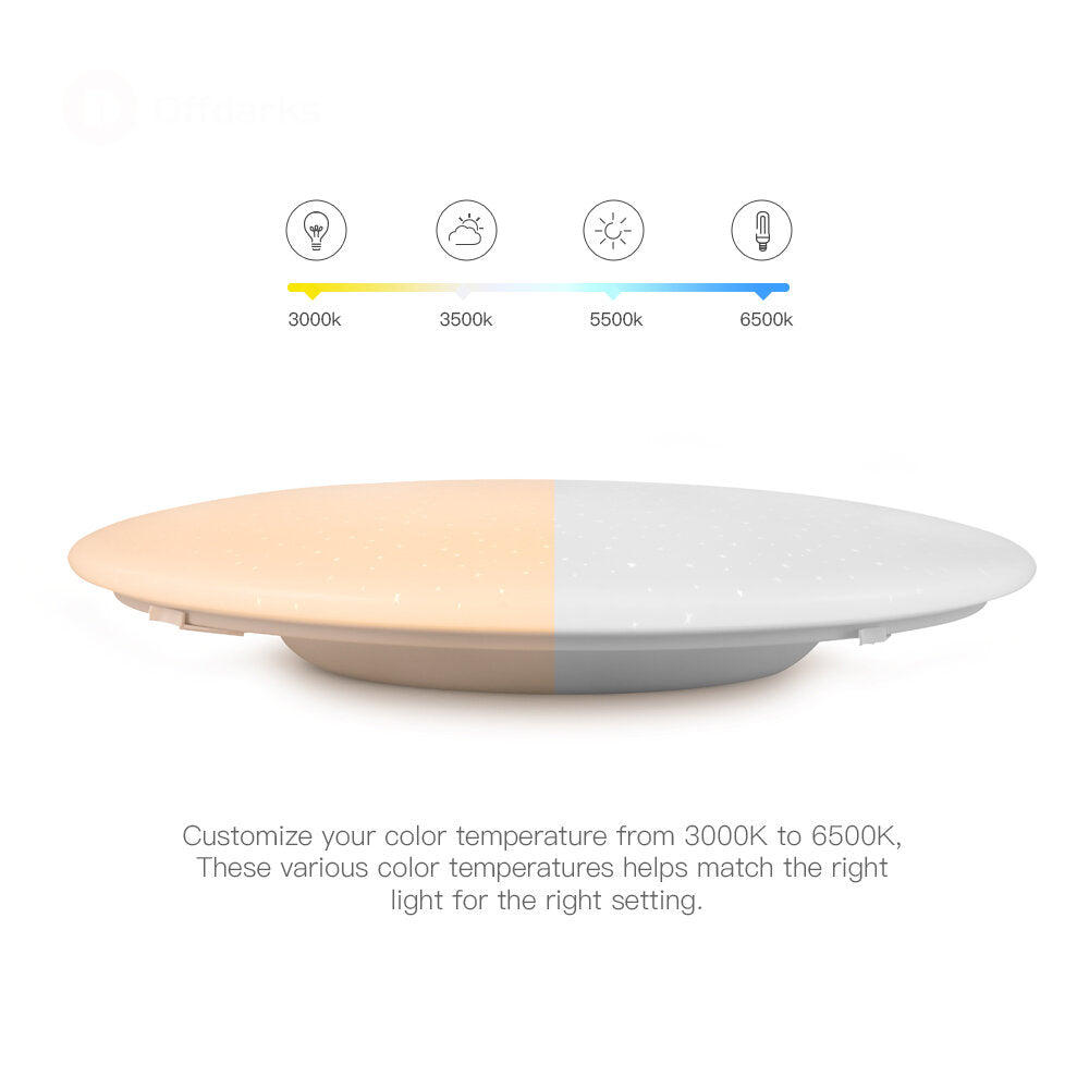 AC220-240V 36W 420mm Ceiling Lamp Bedroom Kitchen LED Ceiling Light RGB Dimming APP WIFI Voice Control