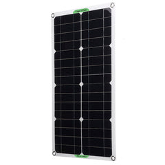 250W Protable Solar Panel Kit Dual DC USB Charger Kit w/ 60A/100A Solar Controller