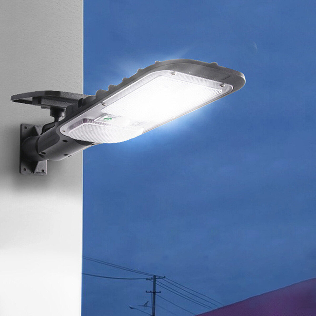 Split LED Solar Power Street Light PIR Motion Sensor Security Wall Lamp Waterproof Outdoor Garden with Remote Control