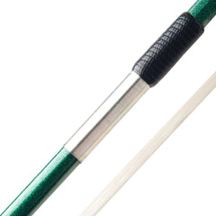 4/4 Carbon Fiber Violin/Fiddle Bow Carbon Fiber Stick Silver Wire Winding And Sheepskin Grip Ebony Durable Use