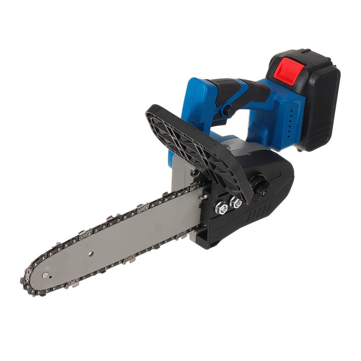 10in Rechargeable Brushless Electric Chain Saw One-Hand Saw Woodworking Wood Cutter