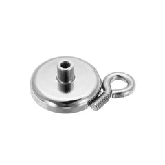 42mmx40mm 68kg Neodymium Recovery Magnet Metal Detector Claw Hook Magnet
