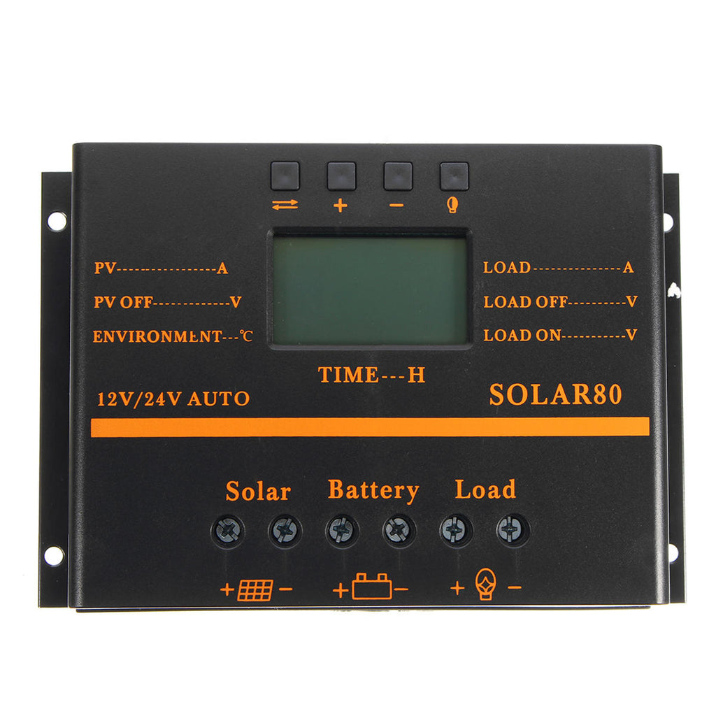 PWM Solar Controller LCD Function 5V DC Solar Panel Battery Charge Regulator