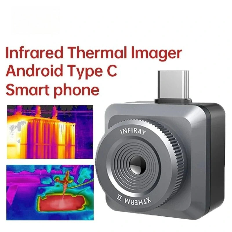 GreenZech Mobile 256 Pro-M | Manual Focus Smartphone Thermal Camera | 256x192 HD Infrared Imager for PCB & Professional Testing