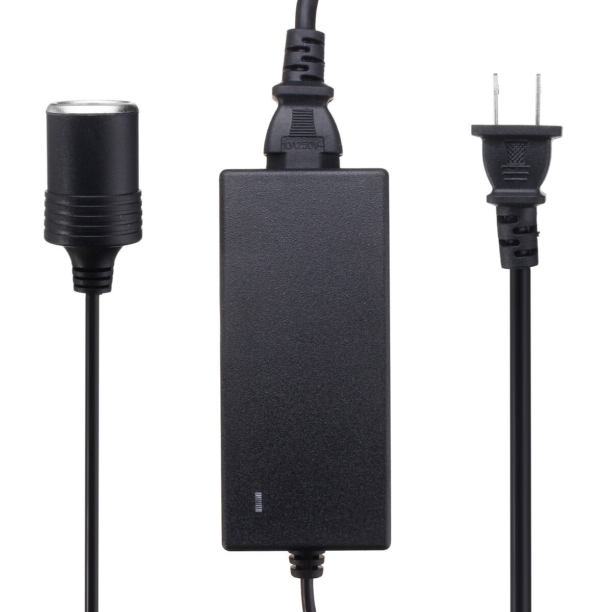 Vehicle Power Adapter DC12V to AC100-240V 5A 1.6M US / EU Plug
