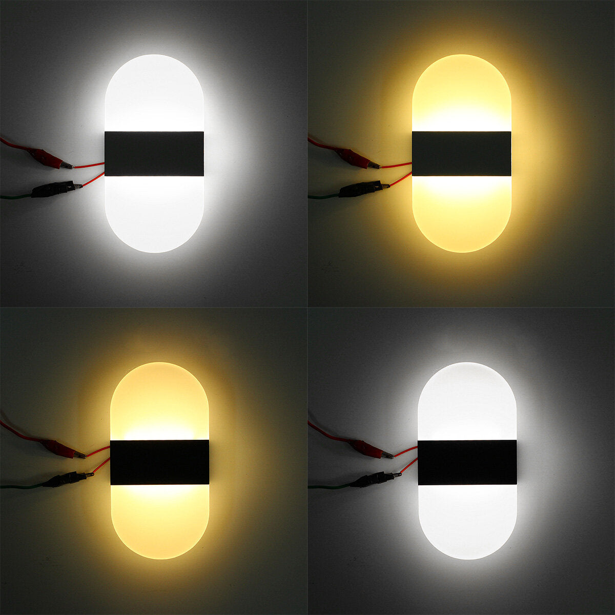 220*110*10MM 5W Mini Modern Acrylic LED Wall Light Living Room Bedroom Bedside Aisle Path Lamp