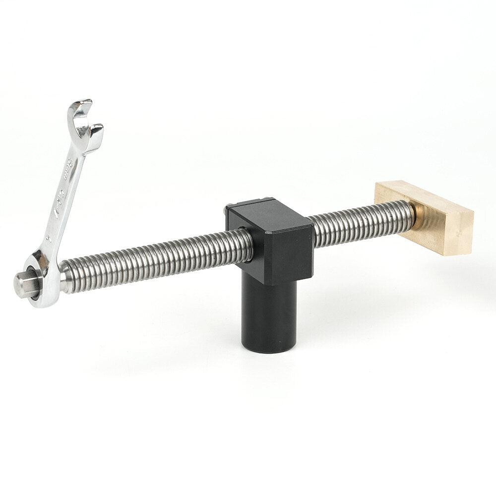 Universal Woodworking Vice for 19/20mm Table Holes, 0-120mm Clamping Range, Durable Brass & Steel, Compact & Secure