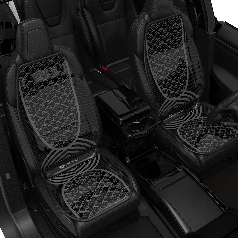 12V Car Cool Seat Cover Cushion Smart Constant Temperature Ice Pad Waterproof Sunscreen Automatically Fast Cooling with Water Tank