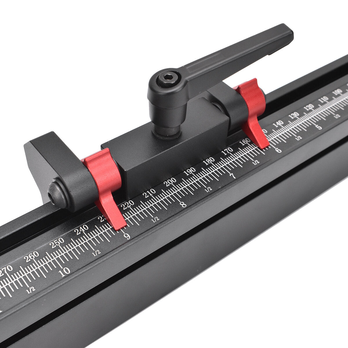 Aluminum Alloy Miter Gauge with Extended Fence for Table Saw - 0-60° Precision Angle Setting, Durable & Convenient