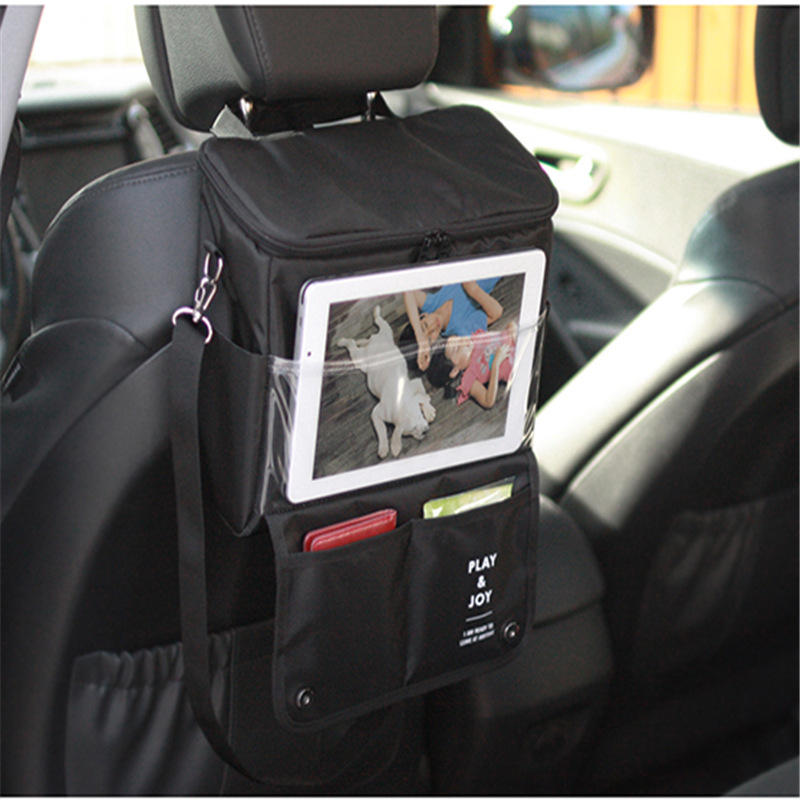 Multifunctional Car Seat Storage Bag Food Drink Heat Preservation Pinic Bag Outdooors Bag