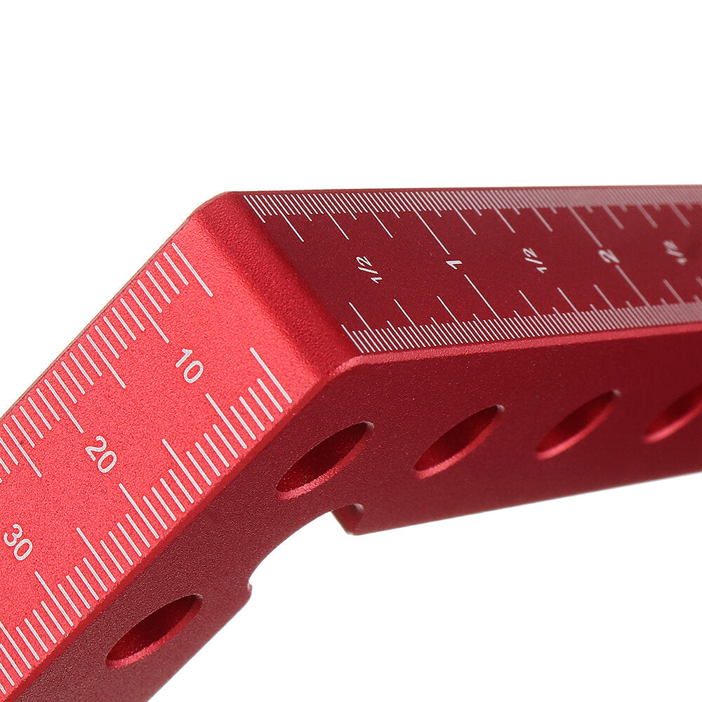 2 Set Woodworking Precision Clamping Square - L-Shaped Aluminum Alloy Fixtures for Accurate Panel Alignment