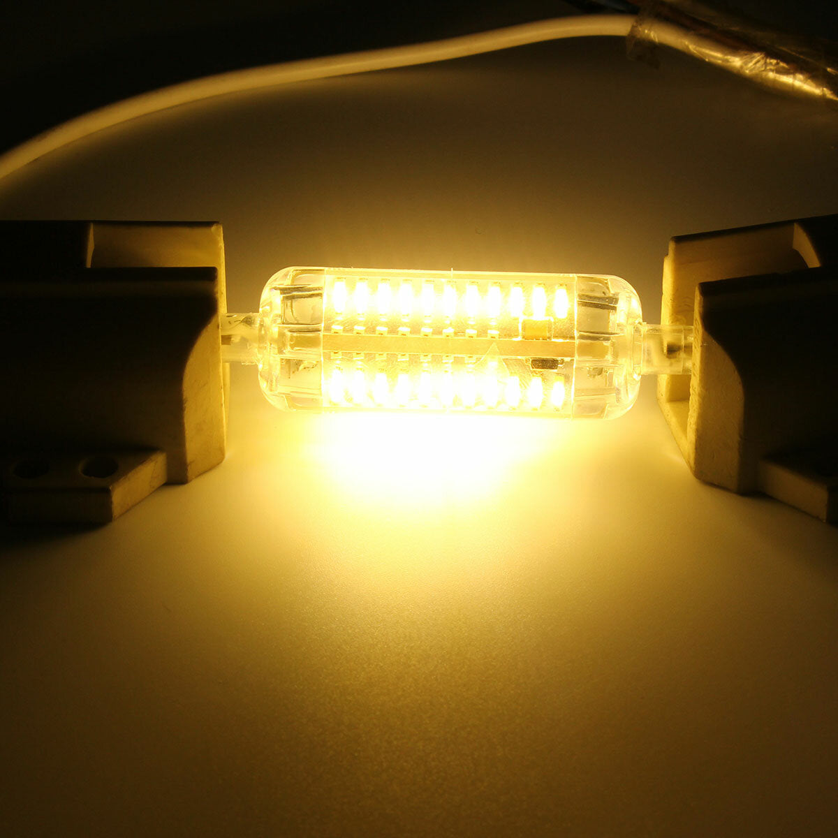 78mm 5W 76 SMD 4014 LED Pure White Warm White Light Lamp Bulb AC220V