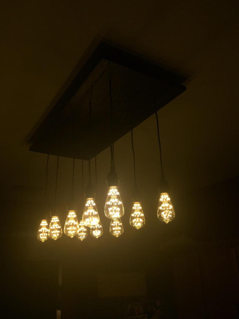 3W Vintage Antique Style Carbon Filament Clear Glass Bulb 220-240V